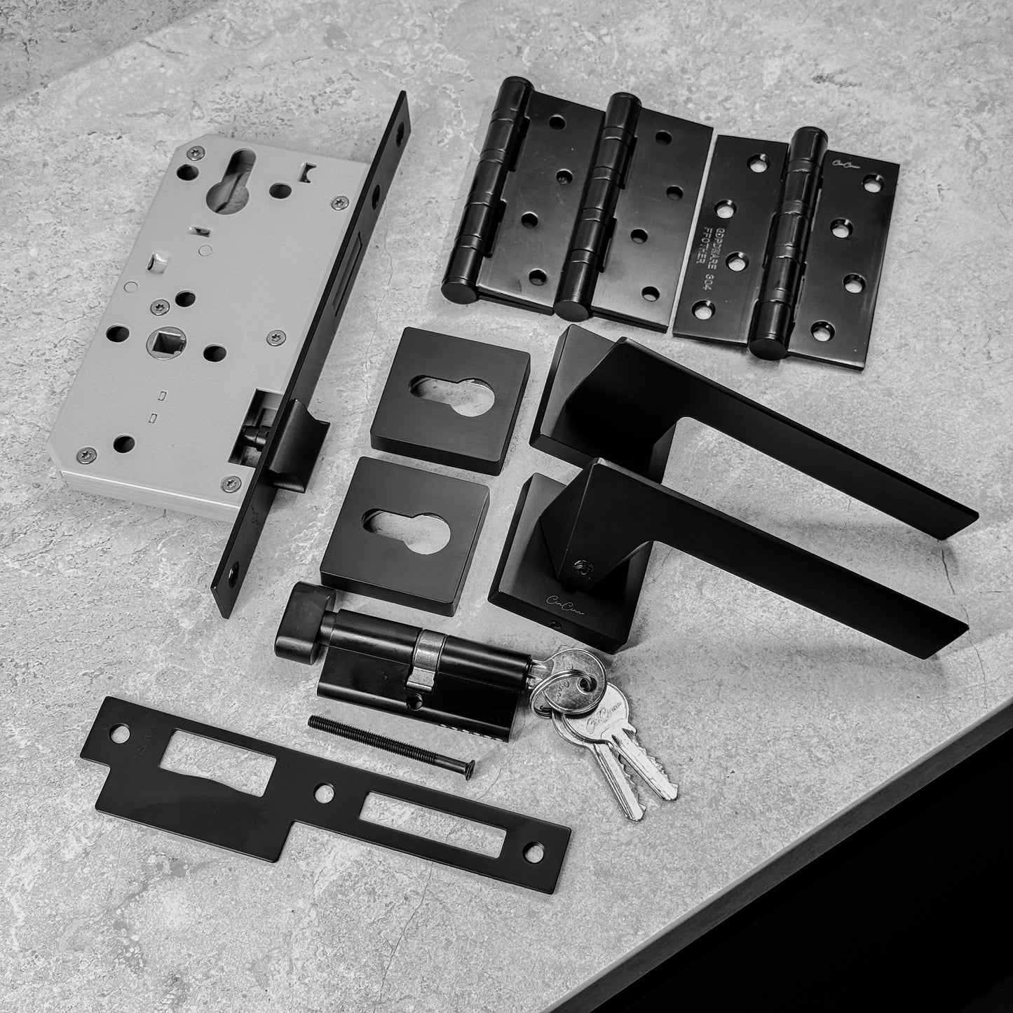 Door Handle Aluminium Full Set – VITAE