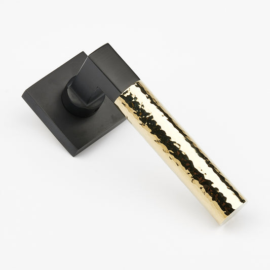 Door Handle – LUX WATER RIPPLE (Brass)