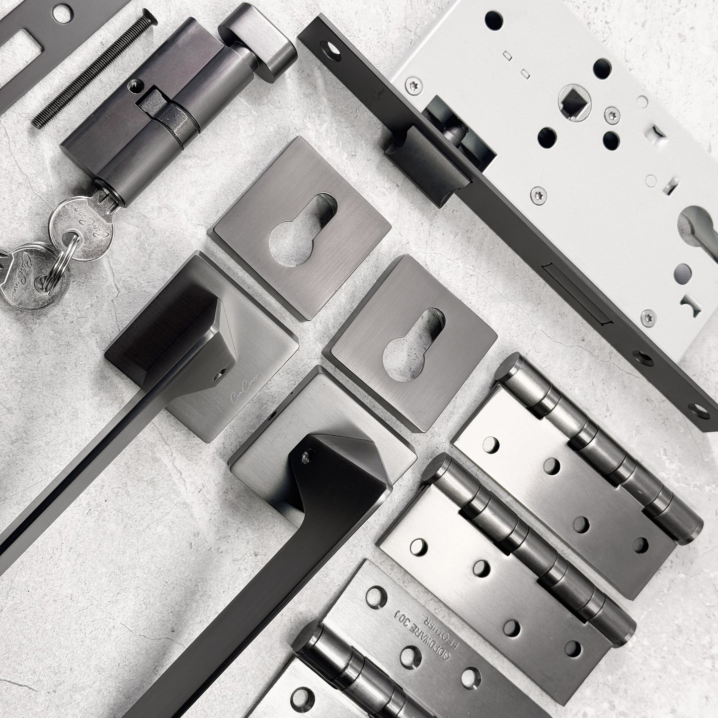 Door Handle Zinc Full Set – VITAE