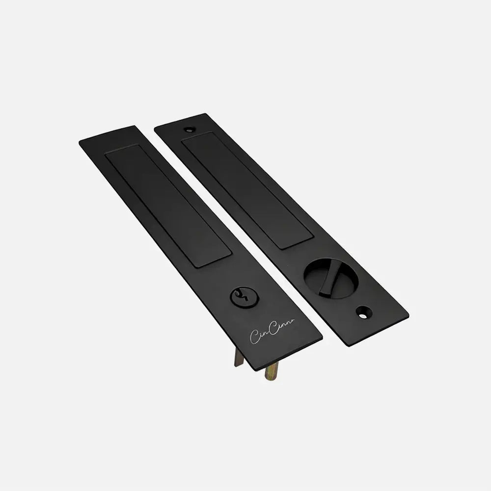 Pocket Door Handle FULL SET - With Key
