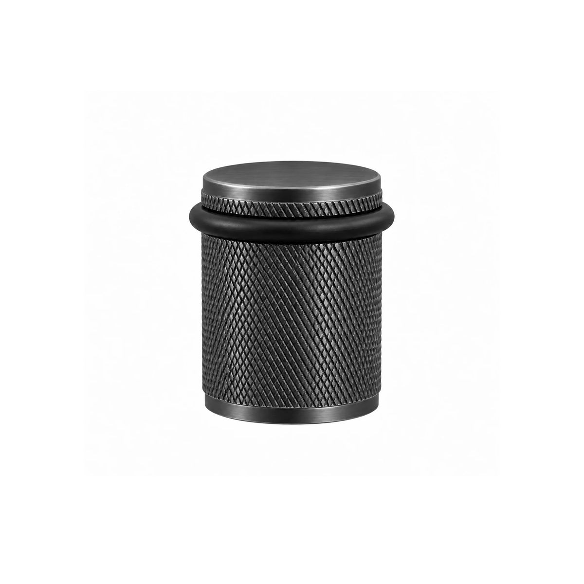 Hollow Door Stopper – Knurled Design Brass 45 mm