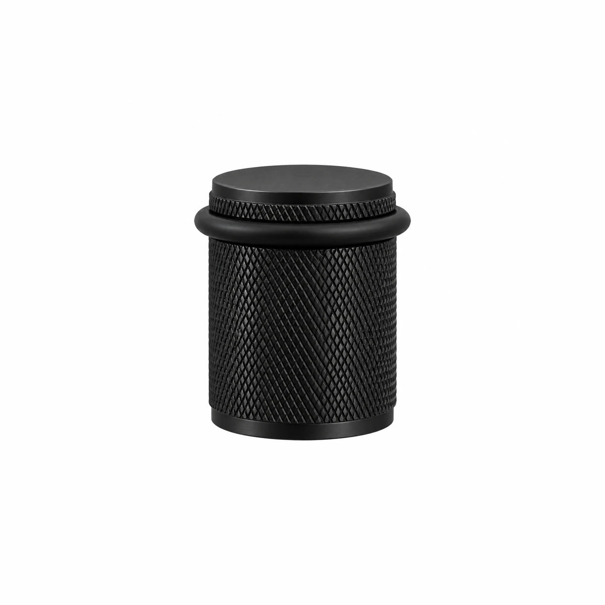 Hollow Door Stopper – Knurled Design Brass 45 mm