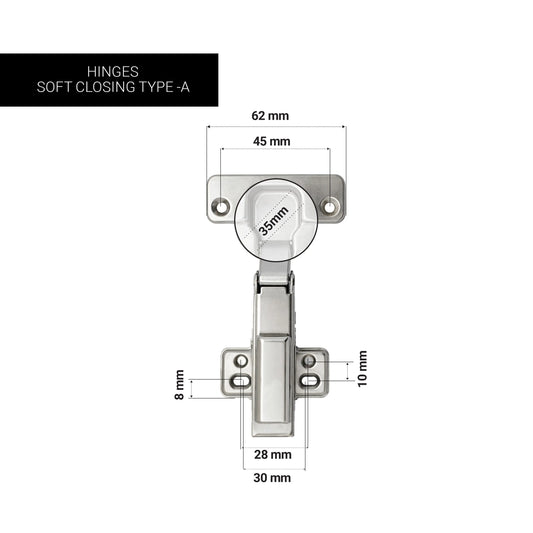 Hinges Soft Closing Type A