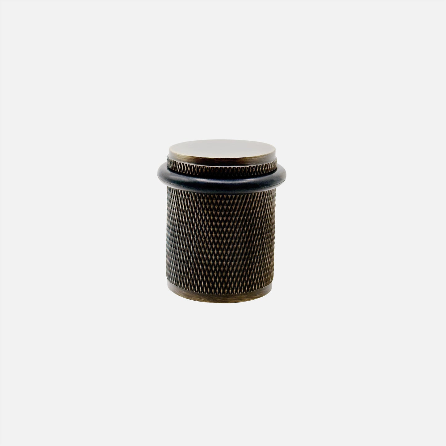 Door Stopper - Knurled Solid Brass