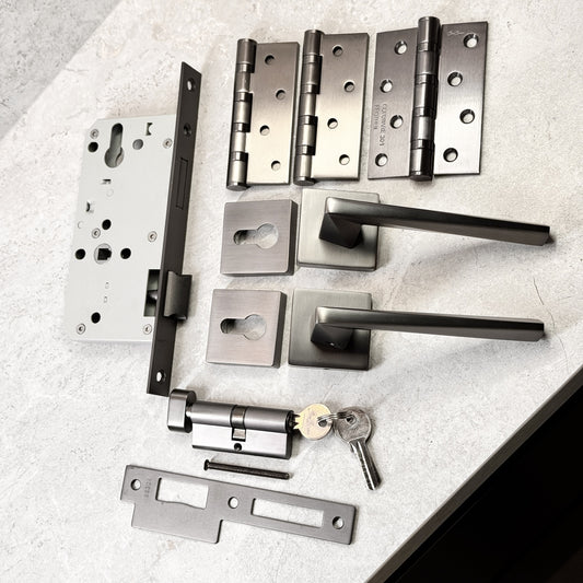 Door Handle Zinc Full Set – ORION