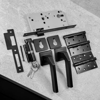 Door Handle Zinc Full Set – GEMINUS