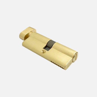 Bathroom Cylinder Lock – Coin Opening & Thumb Turn 80mm