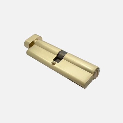 Bathroom Euro Cylinder – 100mm Coin & Thumbturn Lock