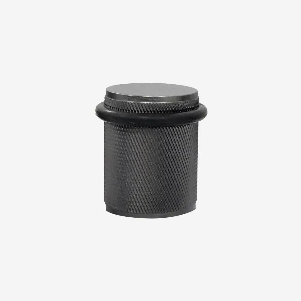 Hollow Door Stopper – Knurled Design Brass 45 mm