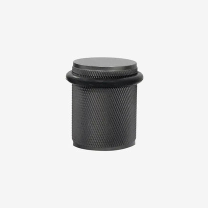 Hollow Door Stopper – Knurled Design Brass 45 mm