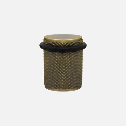 Hollow Door Stopper – Knurled Design Brass 45 mm