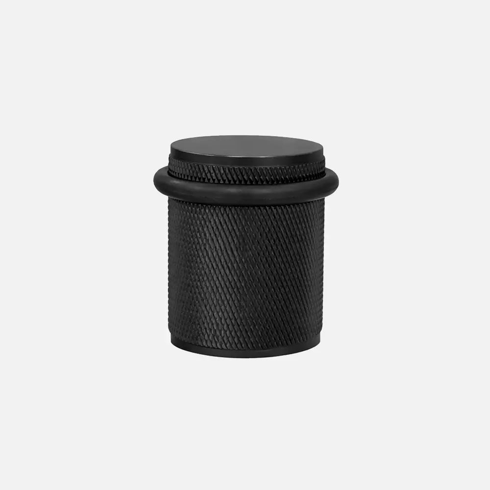 Hollow Door Stopper – Knurled Design Brass 45 mm