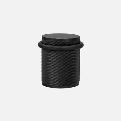 Hollow Door Stopper – Knurled Design Brass 45 mm