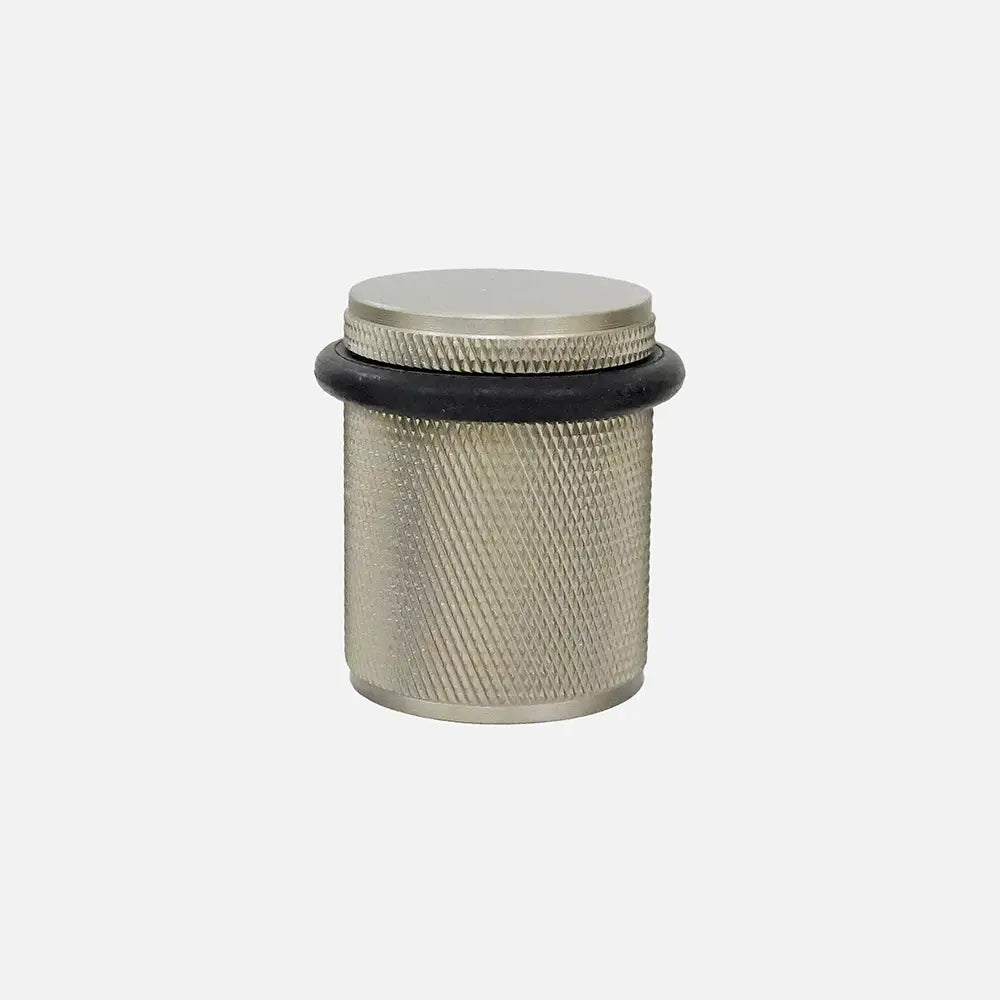Hollow Door Stopper – Knurled Design Brass 45 mm