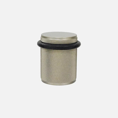 Hollow Door Stopper – Knurled Design Brass 45 mm