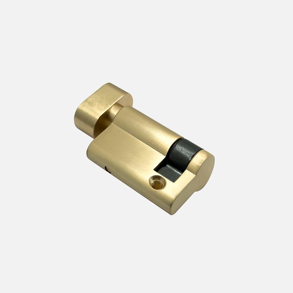 Half Cylinder Lock with Thumbturn – Solid Brass (45mm)