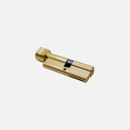 Cylinder Small Size  - one side key/ knob - Aluminium - 70 mm