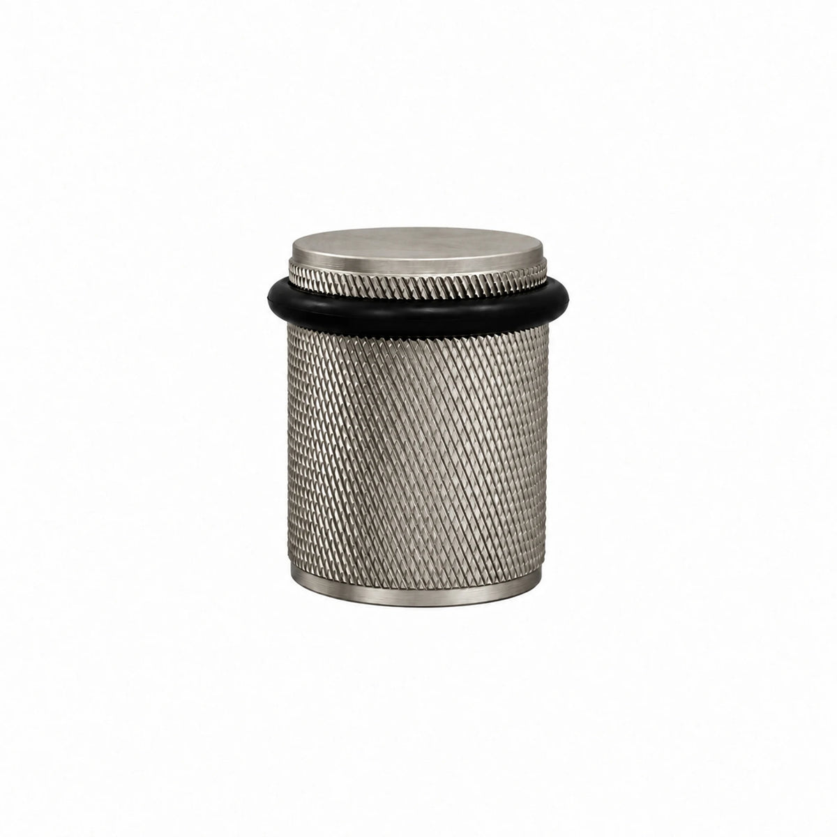 Hollow Door Stopper – Knurled Design Brass 45 mm