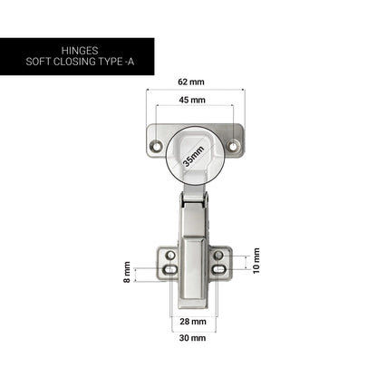 Hinges Soft Closing Type A