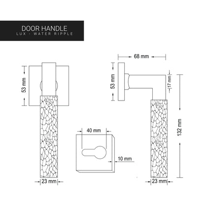 Door Handle – LUX WATER RIPPLE