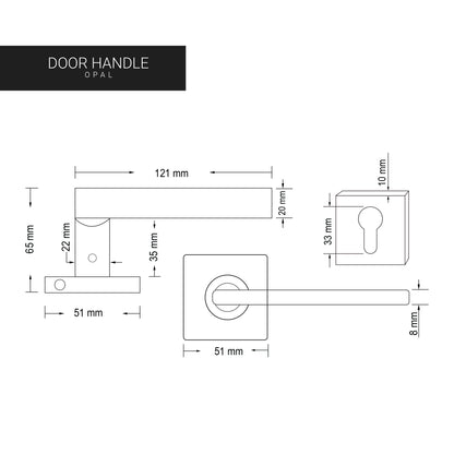 Door Handle – Opal