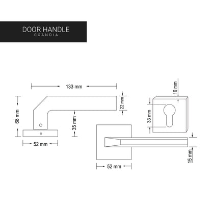 Door Handle – Scandia (Aluminium)