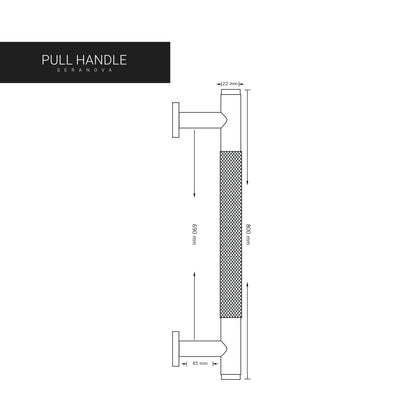 Seranova Main Door Pull Handle - Stainless Steel 304